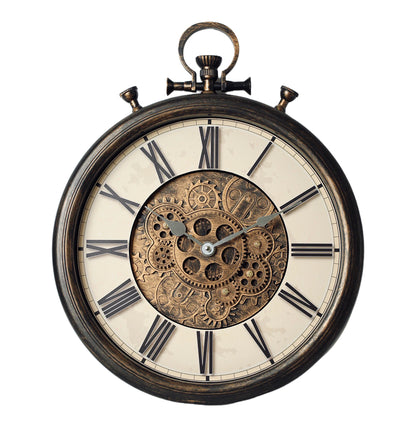 15/18 Inch Vintage Gear Wall Clock, 6 Styles 2 Sizes, AA Battery Needed....