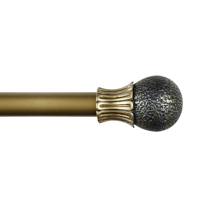 Heavy Duty Adjustable Curtain Rod Set, 1" Diameter Single Window Drapery Rod , 28 to 120 Inches, 2 Colors.....