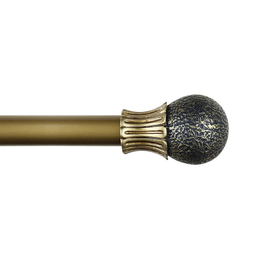 Heavy Duty Adjustable Curtain Rod Set, 1" Diameter Single Window Drapery Rod , 28 to 120 Inches, 2 Colors.....