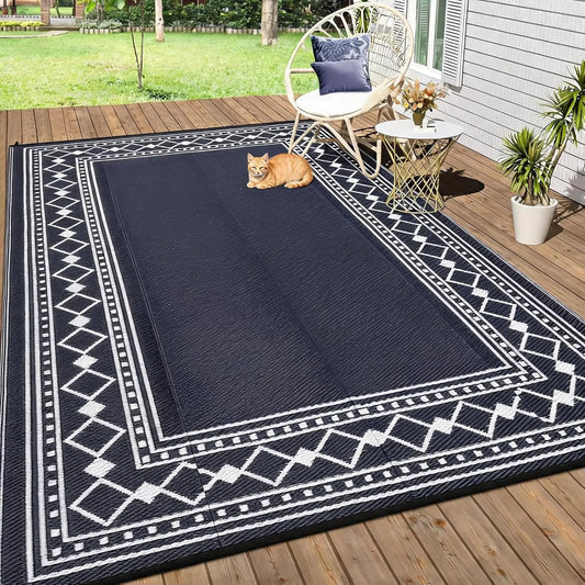 9x18/8X10FT Waterproof Plastic Carpet Washable Outdoor Mat