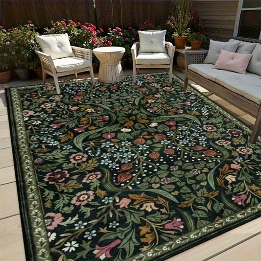 Large Crystal Velvet Living Room, Anti-Slip Rubber Bottom...