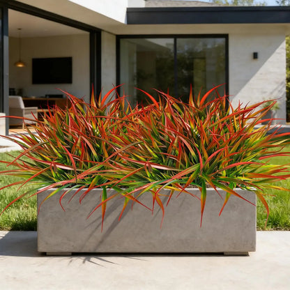6 Bouquets (No Pot) UV Resistant Artificial Grass Plant