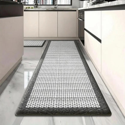 Flannel Kitchen Rug Thick Plush Non Slip Absorbent
