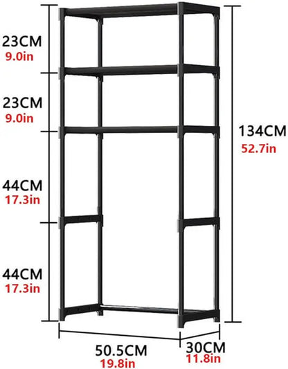 Bathroom Storage Rack Over The Toilet Shelf 3 Tier, Metal