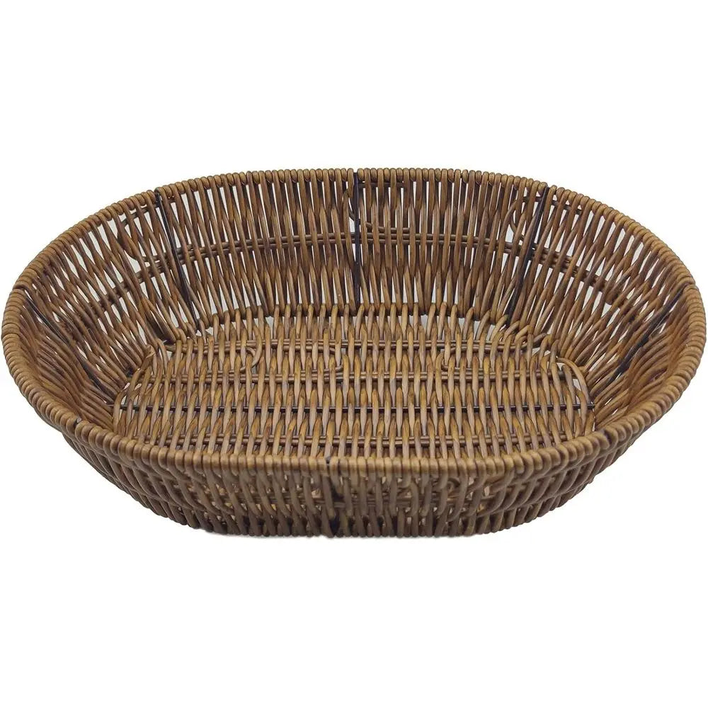 Handwoven Rattan Wicker Bread Basket...