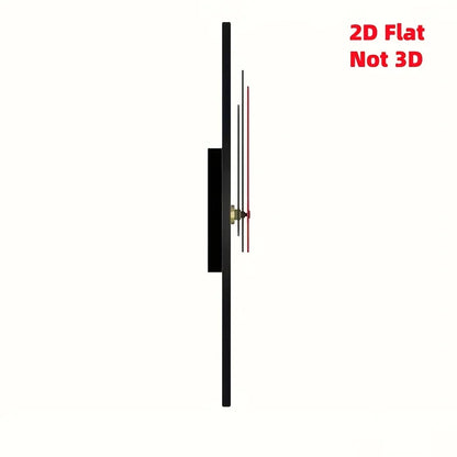 10 Inch Wall Clock, AA Battery Not Included, 2D Flat Design