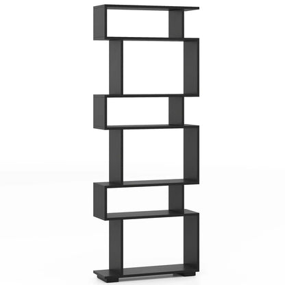 6-tier Storage Bookshelf  w/ Anti-toppling Kits