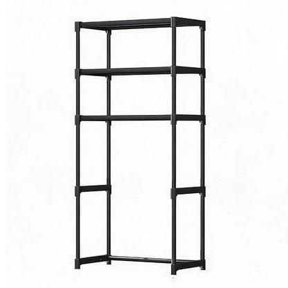 3 Tier Over the Toilet Shelf, Freestanding, Black