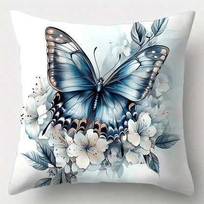 Throw Pillow Covers, Single-Sided Printed, Envelope Closure, 18x18 Inch Decorative Pillowcase