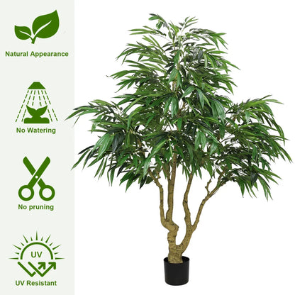 7FT Artificial silk willow Tree, Indoor