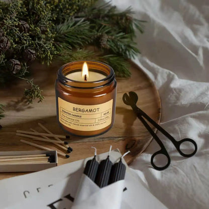 12 Scented Candles (2.5 In × 2.3 In) - 3.5 oz Scented Candles. Gift Box Set, Made with Soy Wax and Essential Oils.