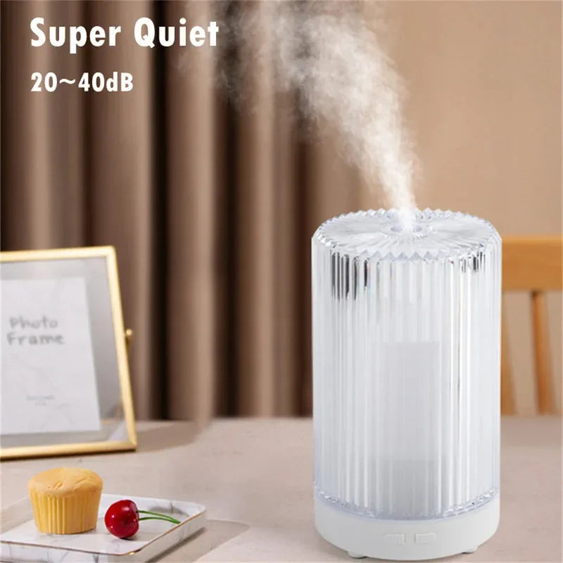 Air Humidifier, Diffuser with 7‑Color Night Light, USB Charge....