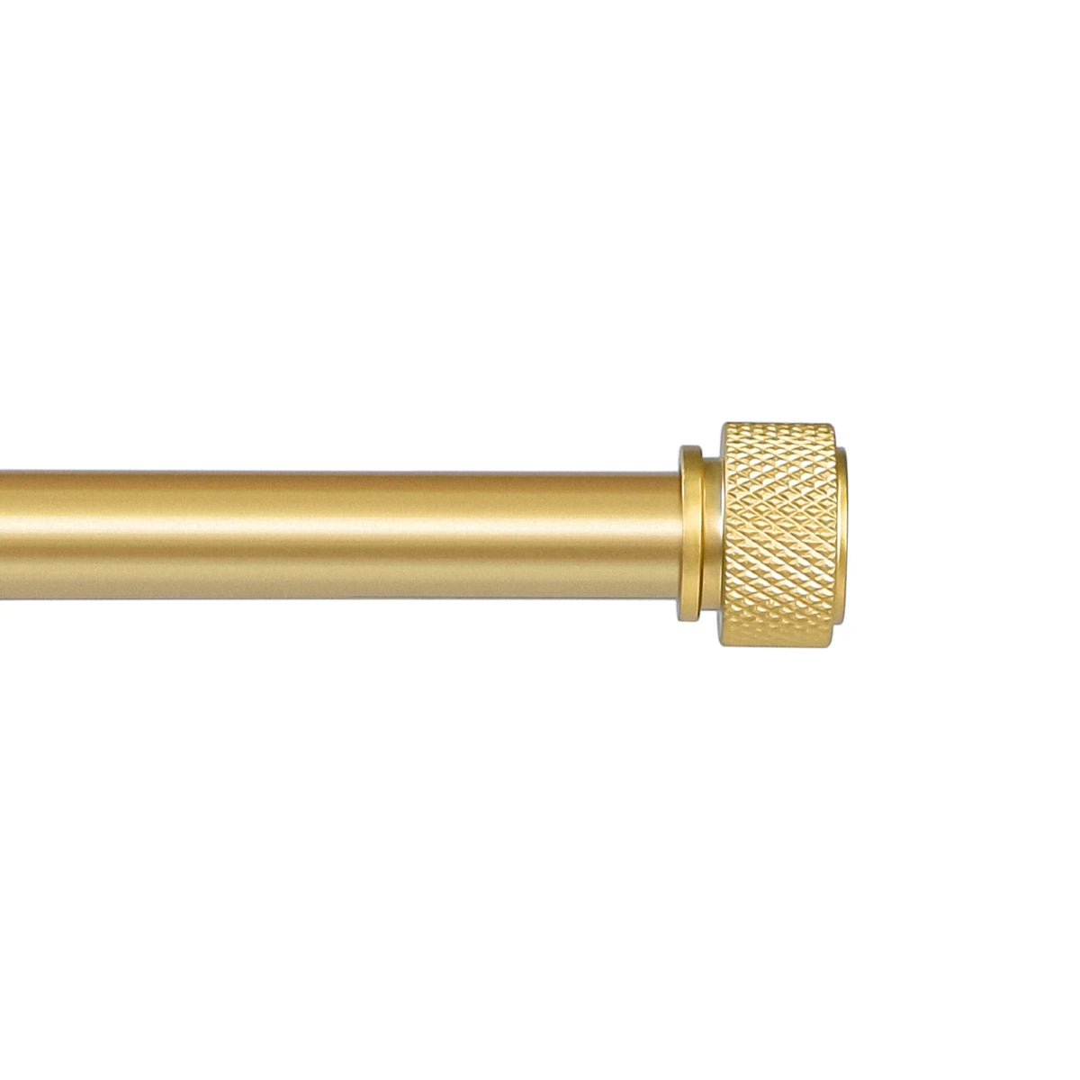 5/8" Diameter Adjustable Single Drapery Curtain Rod Set , 28"-48"/48"-84"/84"-120", 3 Colors......