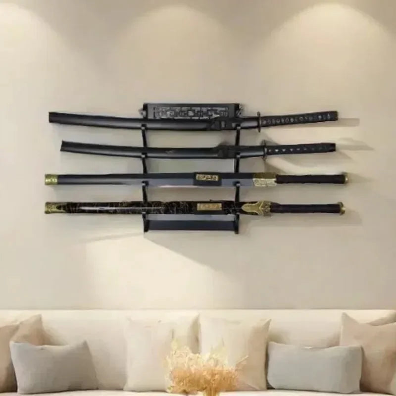 4/5/6-Layer Wooden Katana Sword Shelf Holder....