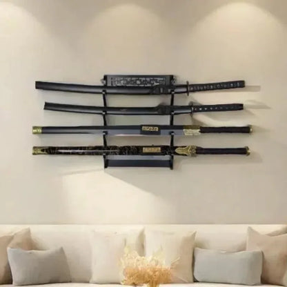 4/5/6-Layer Wooden Katana Sword Shelf Holder....