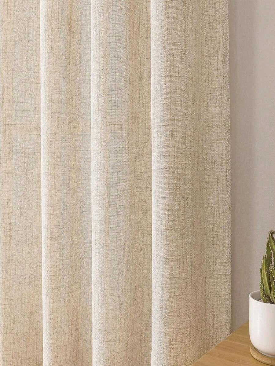 Natural Beige Blackout Curtains 2 Sizes 84 Inch 96 Inch Length 2 Panels Set for Living Room Bedroom Grommet Top....