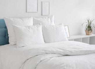 Picture of luxurious bedding on a bed